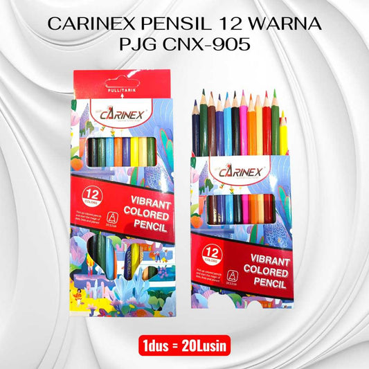 Pekanbaru Carinex Pensil 12 Warna Panjang