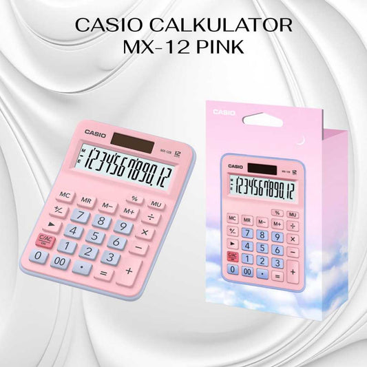 Pekanbaru Casio Calkulator Mx-12 Pink Soft