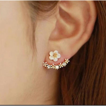 Pekanbaru Anting Tusuk Bentuk Bunga Daisy Bahan Alloy Untuk Wanita