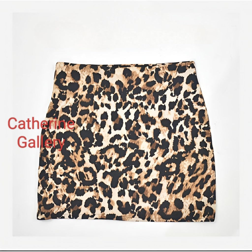 Pekanbaru Rok Mini Motif Leopard