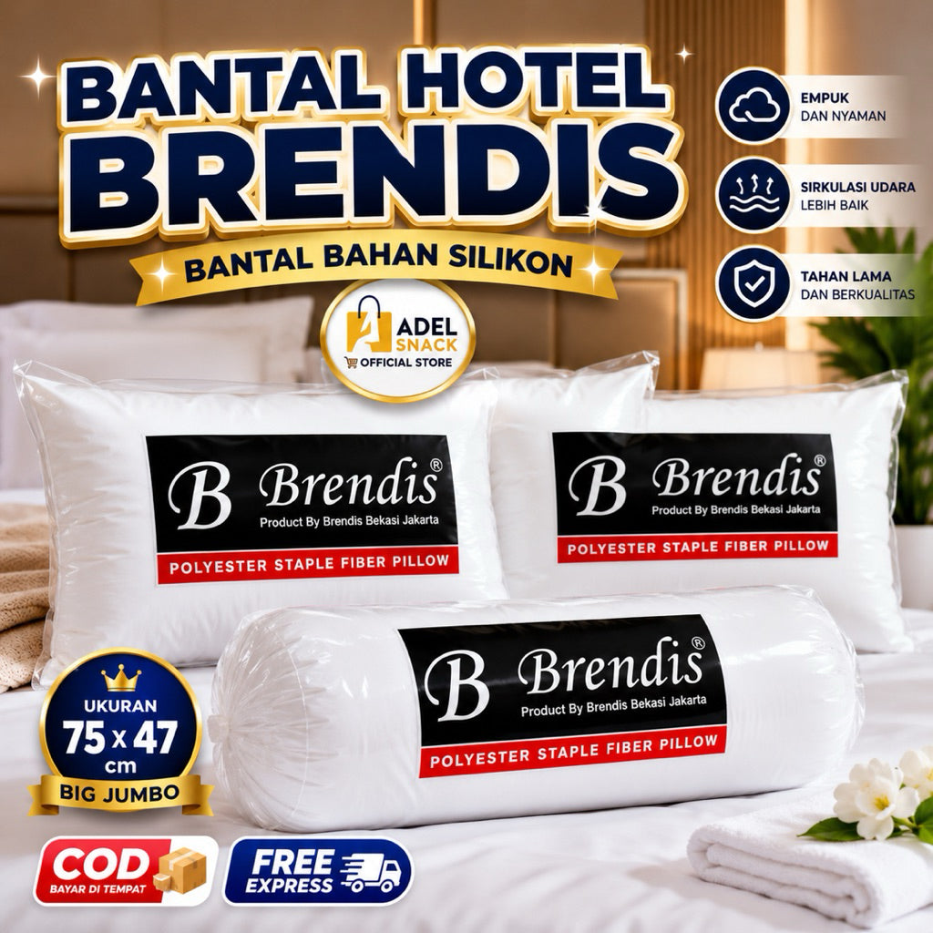 Pekanbaru Bantal Tidur Brendis atau bantal hotel 100% bantal isi silikon mewah