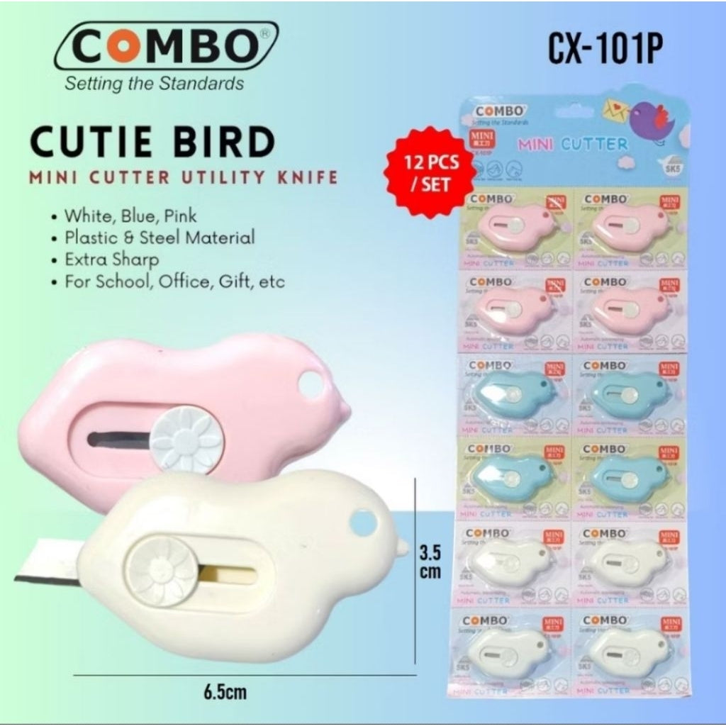 Pekanbaru Pisau Cutter Mini Model Awan Alat Potong Kertas Plastik Unboxing Paket
