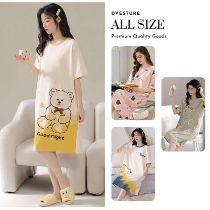 Pekanbaru Daster Wanita Piyama Baju Tidur Yooyi Motif Kartun Nyaman, Adem, Dan Stylish P2-G