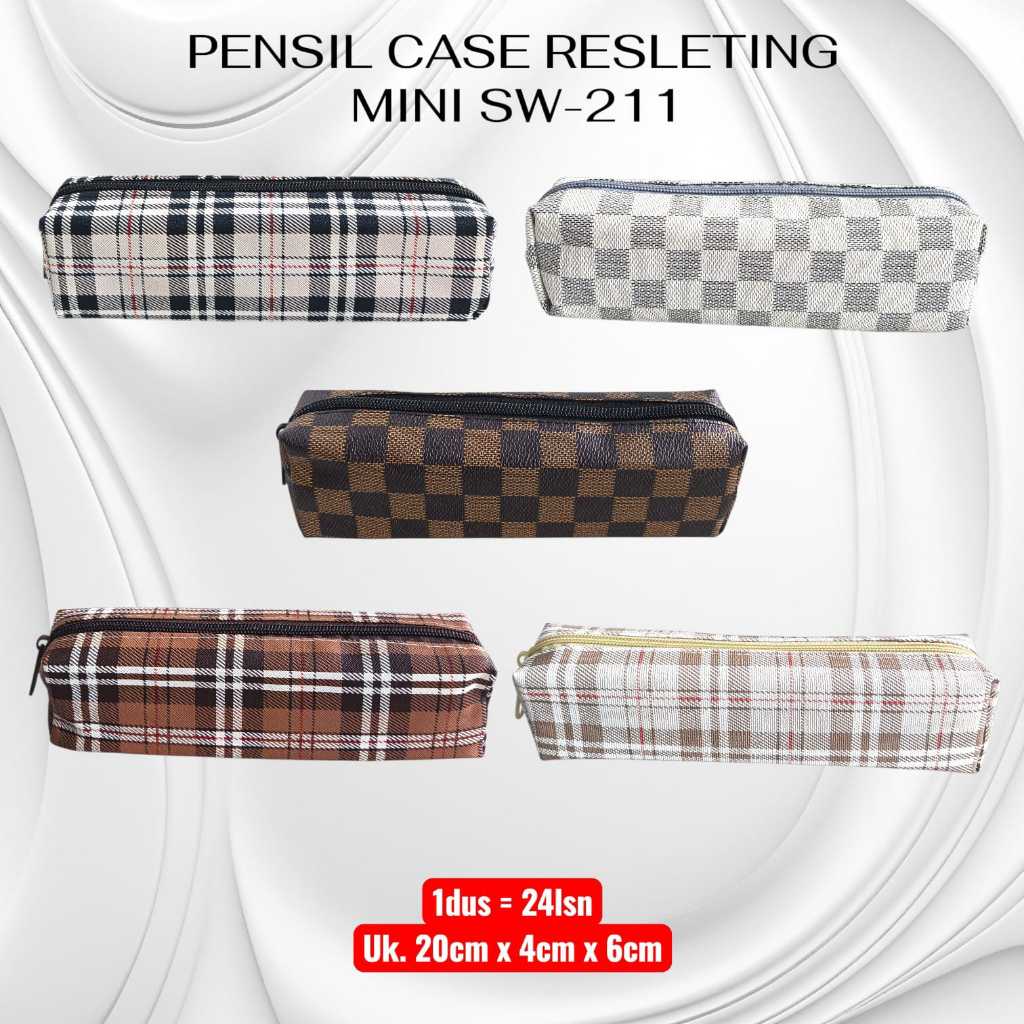 Pekanbaru Pensil Case - Tempat Pensil - Kotak Pensil Resleting Mini Sw-211 Kotak