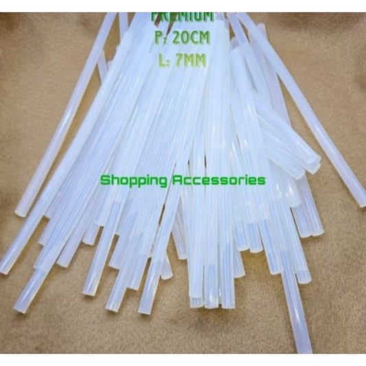 Pekanbaru Premium Quality Isi Lem Tembak Kecil Glue Stick 20cm x 7mm Refill Lem Bening
