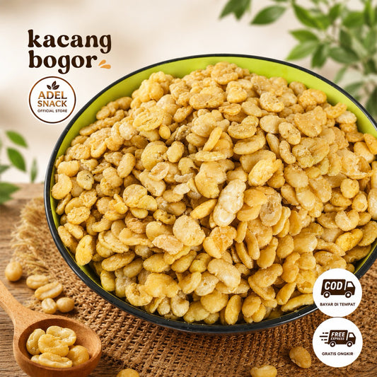 Pekanbaru (Berat 1kg) Kacang Bogor/ Kacang Bogor Kupas Premium Gurih Asin Asli Bogor Berat 1 kg