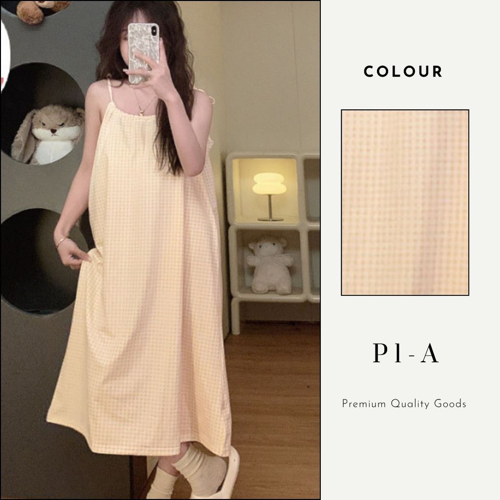 Pekanbaru Daster Yukensi Plus Cup Bra P-1 Baju Tidur Wanita Piyama P1