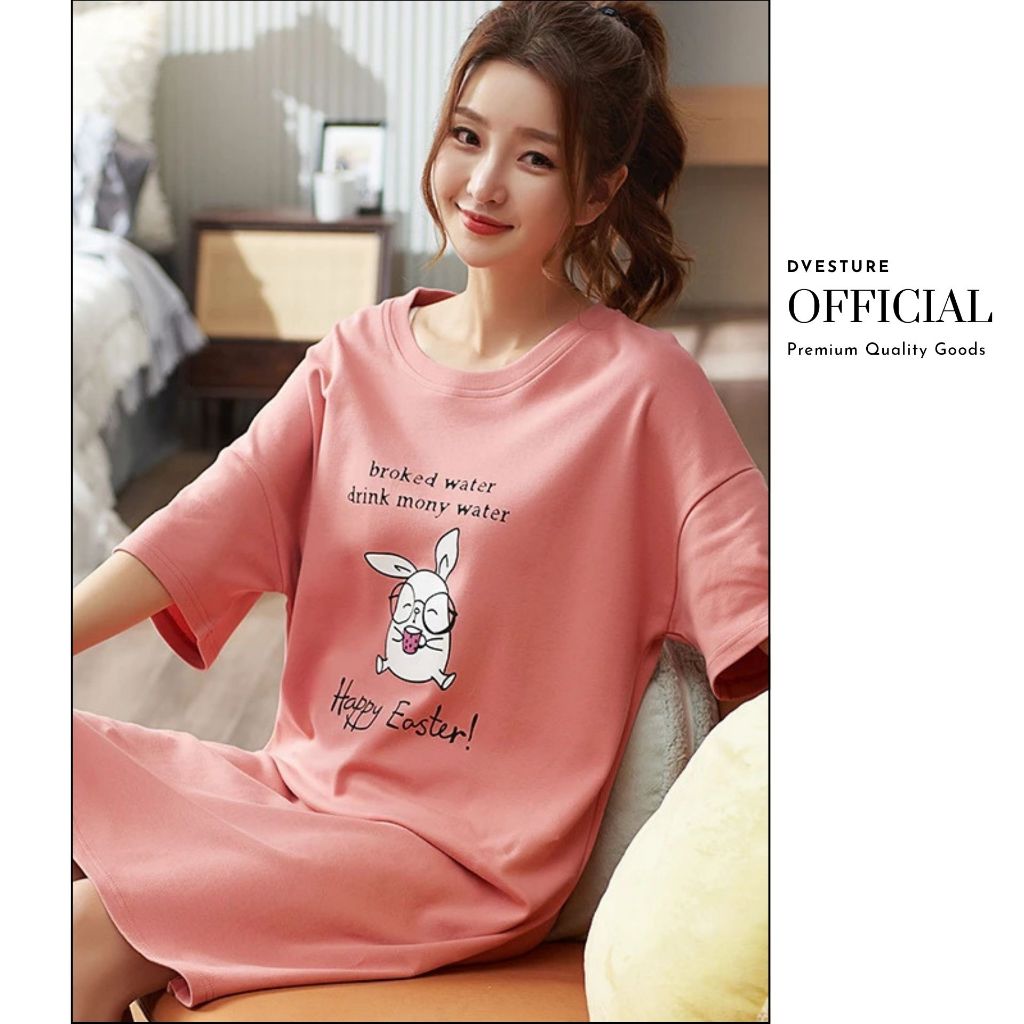Pekanbaru Daster Piyama Baju Tidur Wanita Motif Korea P2-C