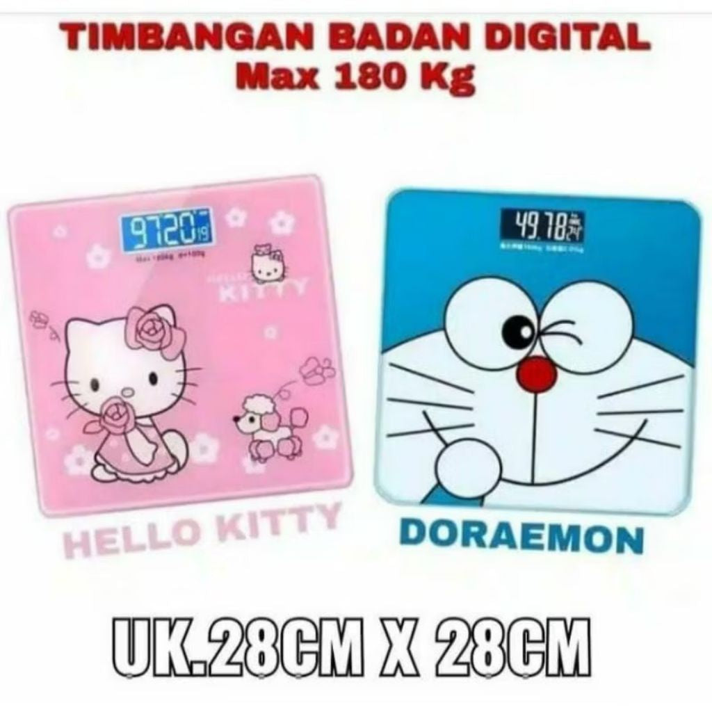 Pekanbaru Timbangan Badan digital karakter berat 180 kg/Timbangan karakter kartun