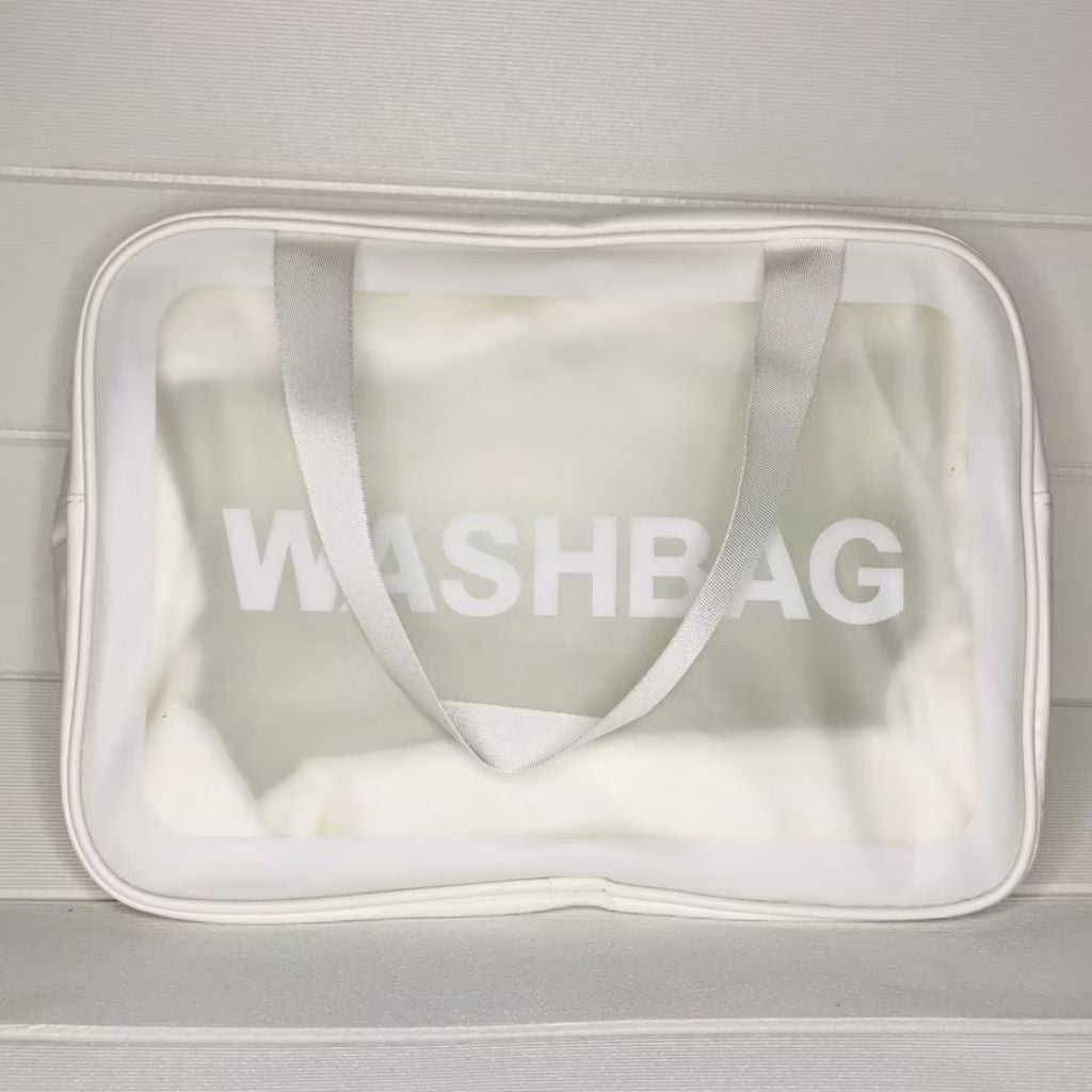 Pekanbaru Tas Kosmetik Washbag Travel Pouch Make Up Organizer Transparan