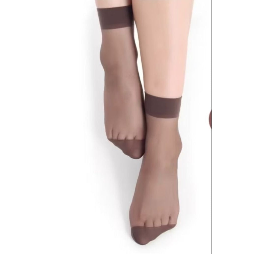 Pekanbaru Kaos Kaki Pendek Sock Motif Transparan Wanita Kaus Kaki