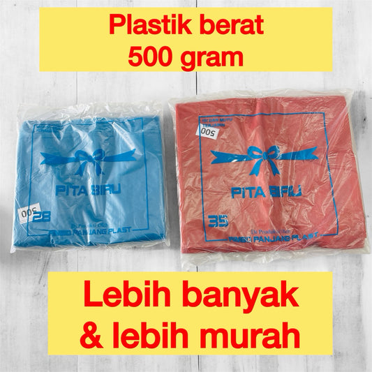 Pekanbaru ( berat 500 gr) Kantong Plastik HD Kresek Makanan Barang Tebal Murah Berat 500gr Ukuran 28 ( 28x48cm)