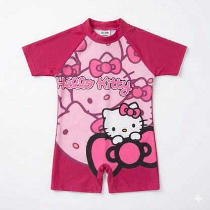 Pekanbaru Baju Renang Anak Karakter/ Baju Berenang Anak/Baju Renang Anak Lengan Pendek Perempuan Dan Laki-Laki