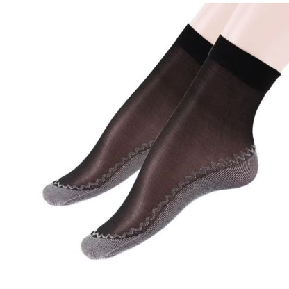 Pekanbaru Kaos Kaki Pendek Sock Motif Transparan Wanita Kaus Kaki