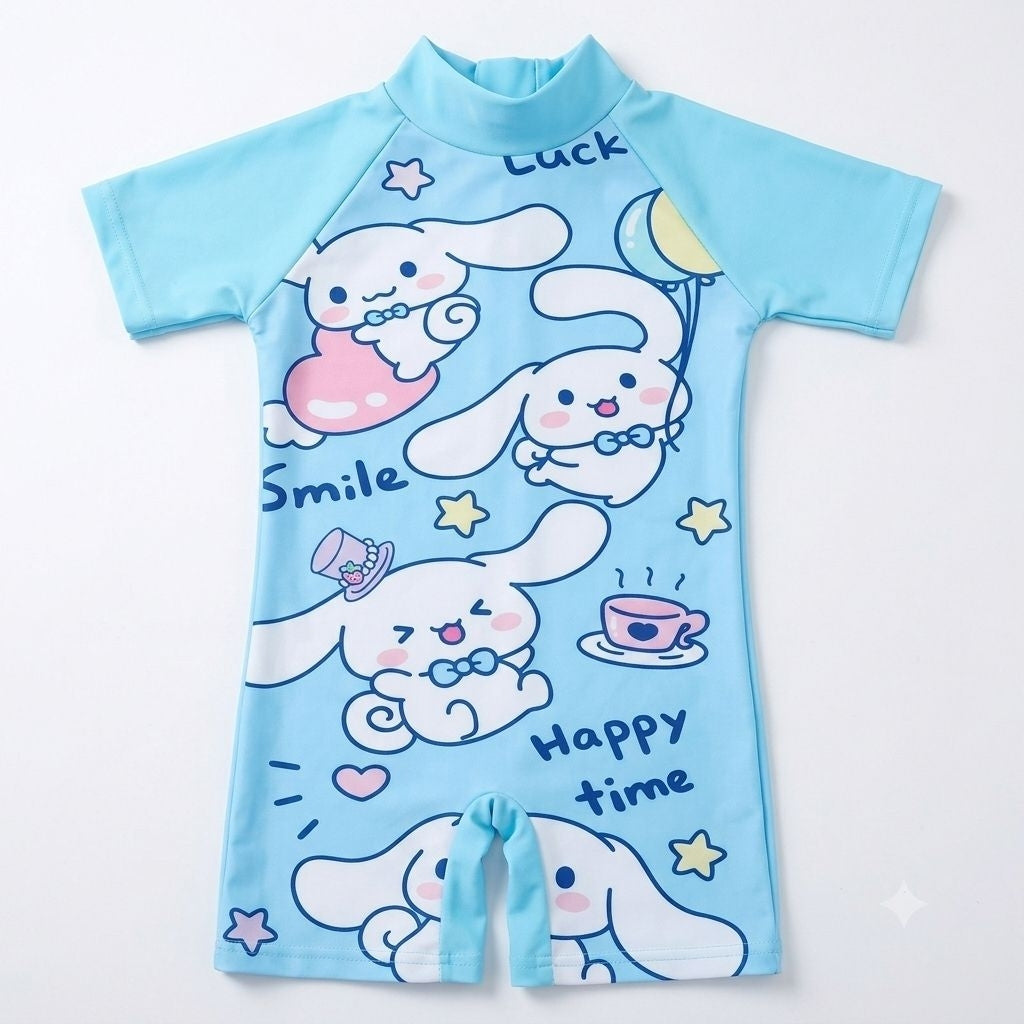 Pekanbaru Baju Renang Anak Karakter/ Baju Berenang Anak/Baju Renang Anak Lengan Pendek Perempuan Dan Laki-Laki