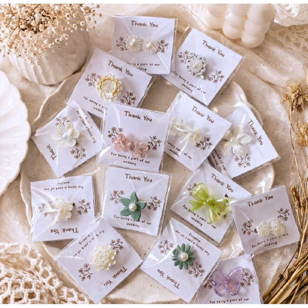 Pekanbaru 25pcs Souvenir Bros Pin Hijab Mix Variasi Sovenir Pernikahan Acara Wedding