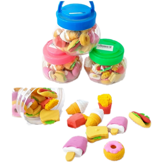 Pekanbaru Eraser/Penghapus Motif Junk Food (1×24)