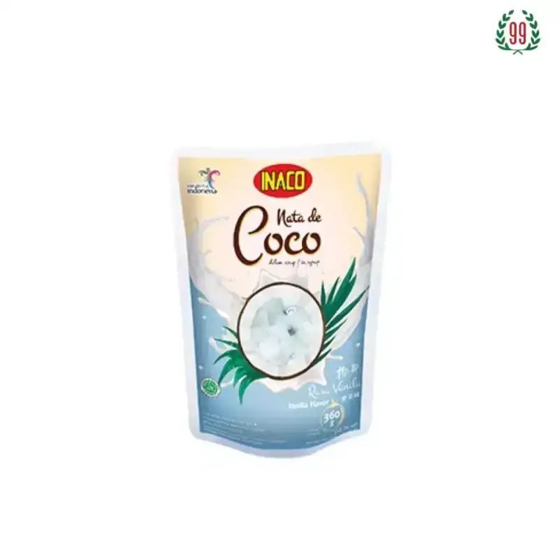 Pekanbaru Inaco Nata De Coco Vanilla 360Gr Pouch
