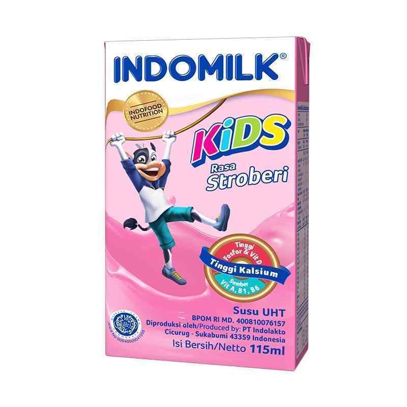Pekanbaru Indomilk Uht Strawberry 115Ml Tta