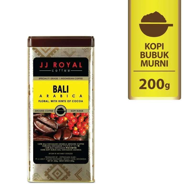 Pekanbaru Jj Royal Bali Arabica Grnd Tin 200Gr
