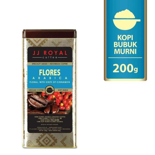 Pekanbaru Jj Royal Flores Arabica Ground Tin 200Gr