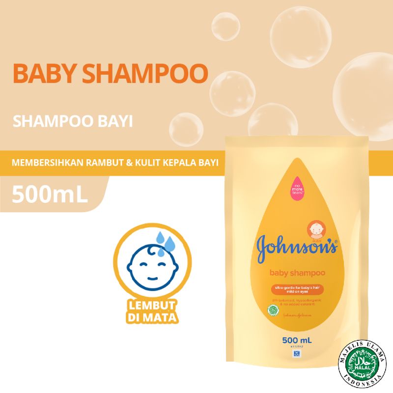 Pekanbaru Johnson'S Gold Baby Shampoo Refill [500 Ml]