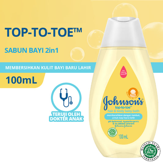 Pekanbaru Johnson'S Top-To-Toe Hair&Body Baby Bath 100Ml
