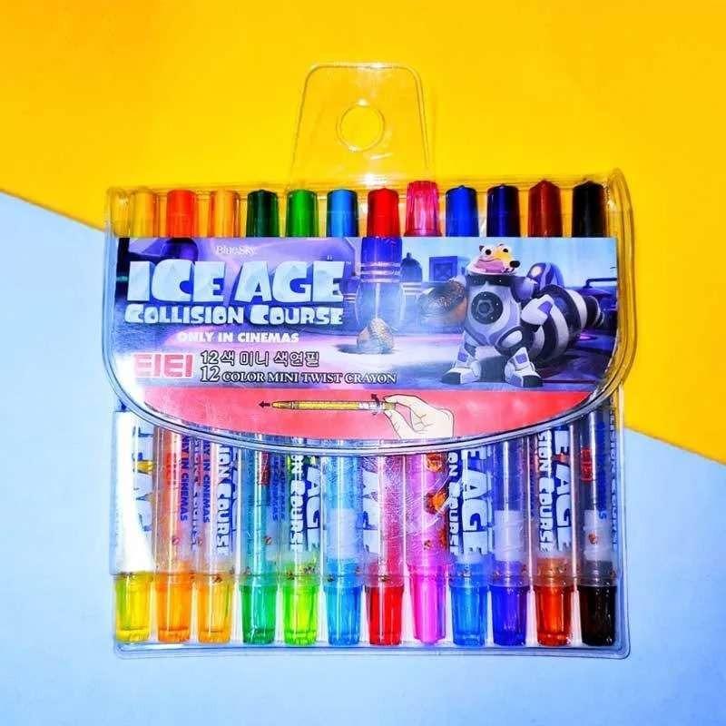 Pekanbaru Kenko 12Color Twist Crayon
