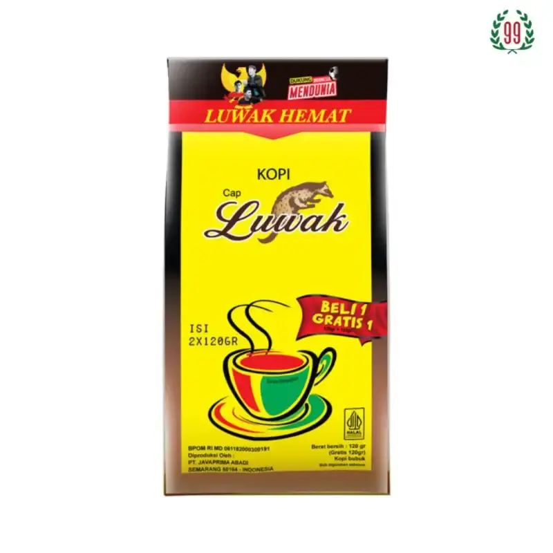 Pekanbaru Kopi Luwak Super Hemat 2X120Gr Bag