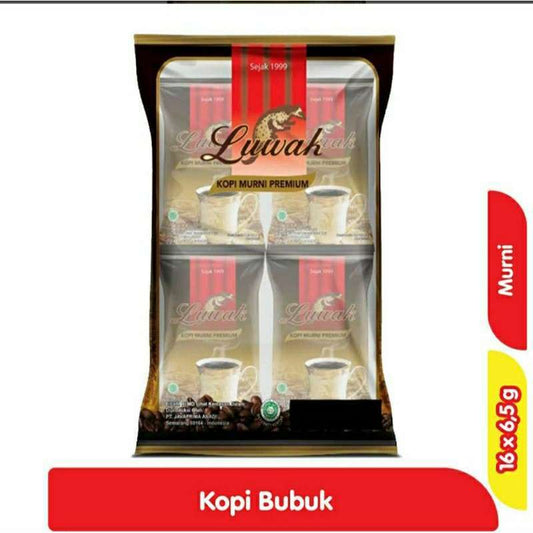 Pekanbaru Kopi Luwak Murni 10 X 6.5Gr Bag