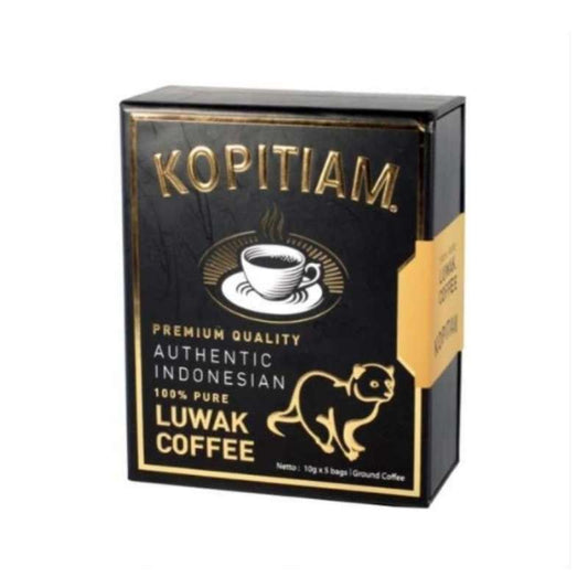Pekanbaru Kopitiam 100% Pure Luwak Coffee 5X10Gr