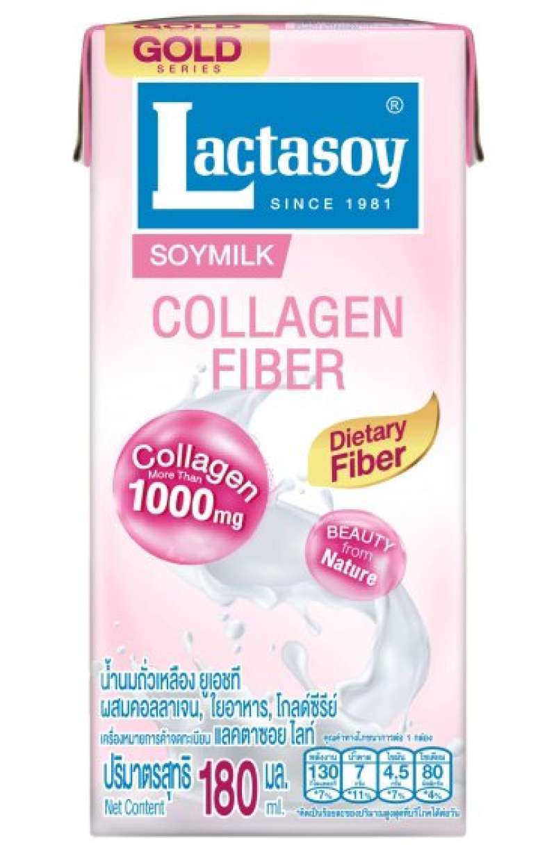 Pekanbaru Lactasoy Gold Collagen Fbr Soy Mlk 180M