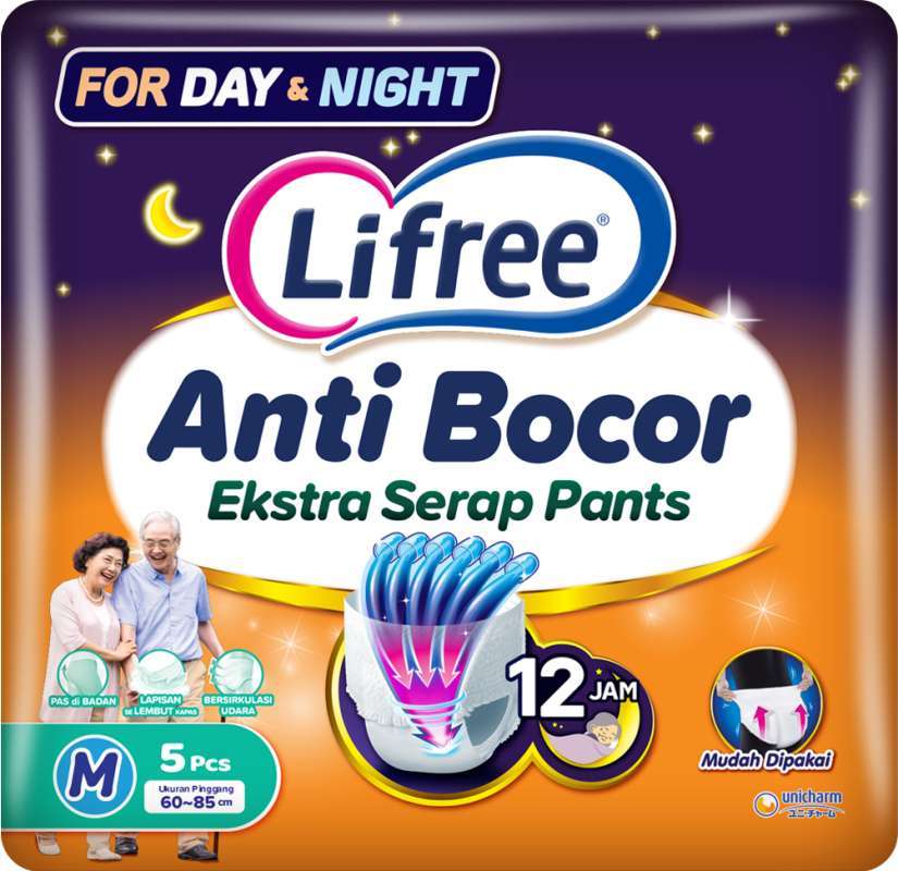Pekanbaru Lifree Popok Celana Adult Extra M 5'S