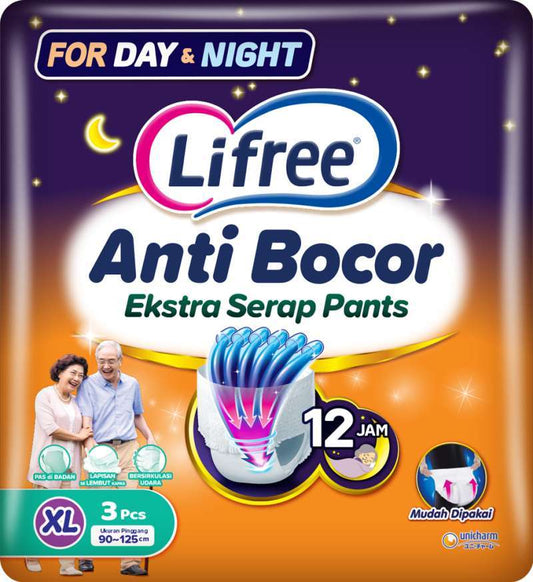 Pekanbaru Lifree Popok Celana Adult Extra Xl 3'S
