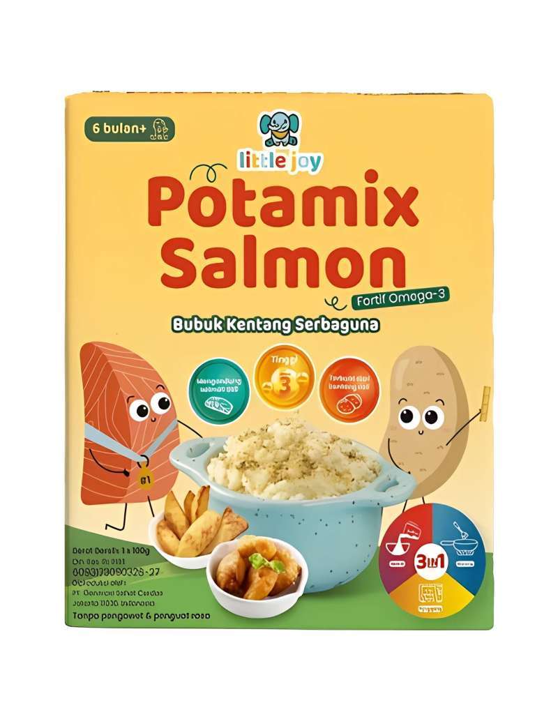 Pekanbaru Little Joy Potamix Salmon 100 Gr