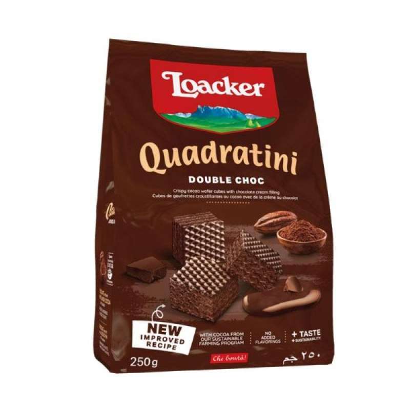 Pekanbaru Loacker Quadratini Dark Chocolate 250Gr