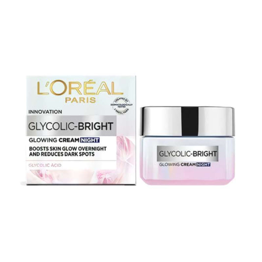 Pekanbaru Loreal Glycolic Bright Crm Night 50Ml