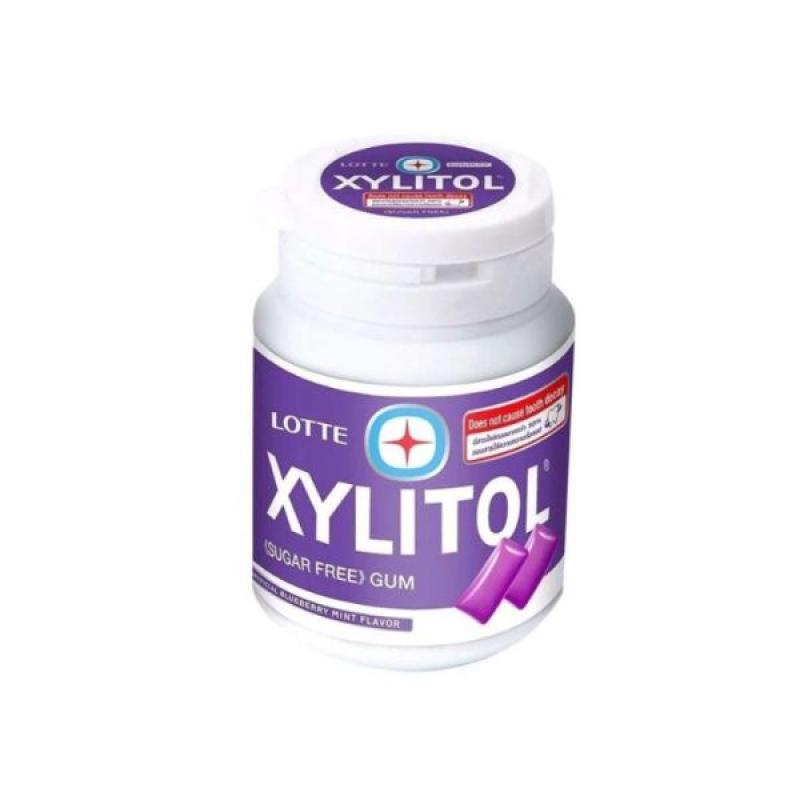 Pekanbaru Lotte Xylitol Blueberry Mint 55.1Gr Btl
