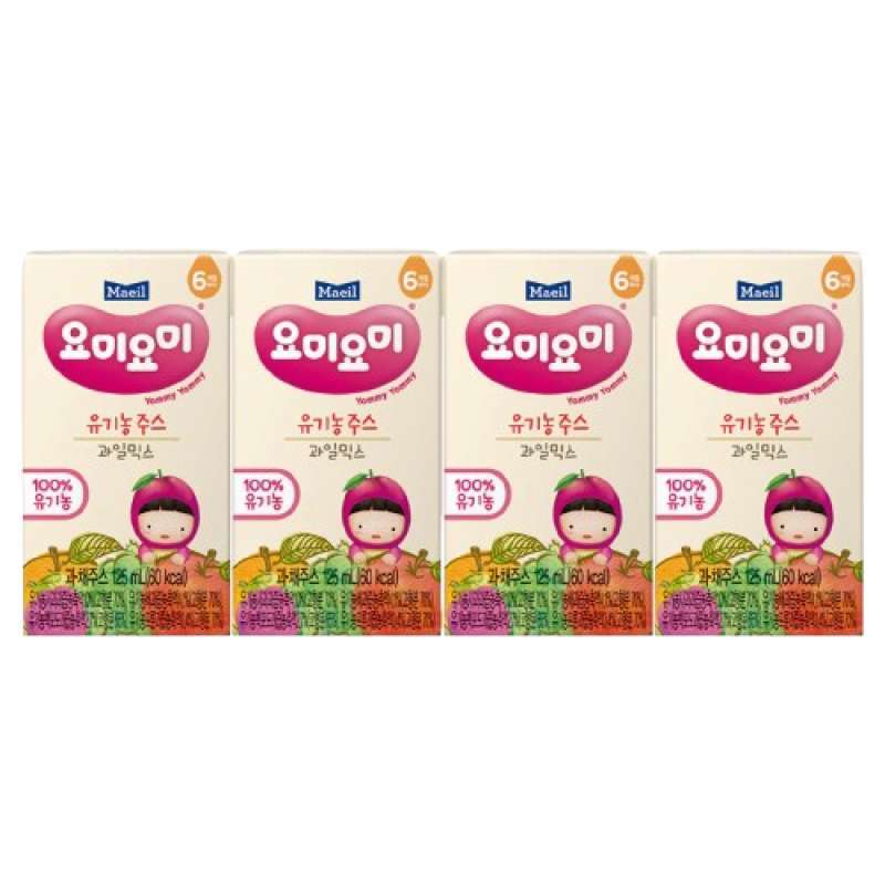 Pekanbaru Maeils Yommy Juice Mixed Fruit 4X125Ml