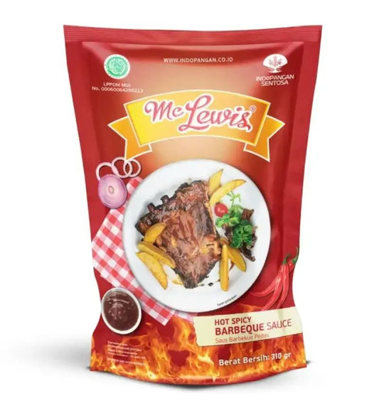 Pekanbaru Mclewis Barbeque Pedas 310Gr
