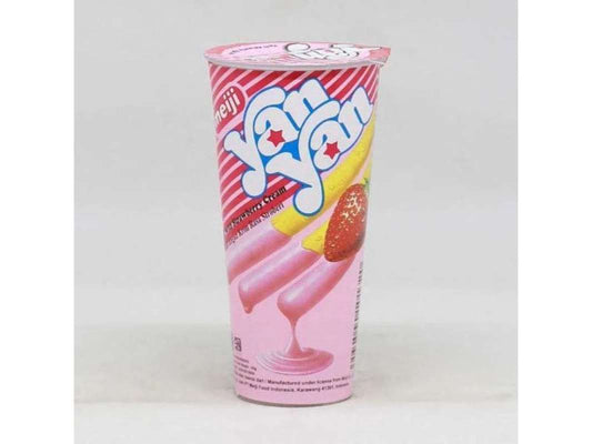 Pekanbaru Meiji Yan Yan Strawberry Biscu 45Gr Pak