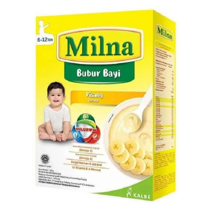 Pekanbaru Milna Bubur Organic Pisang 6+ Bulan [120 G]