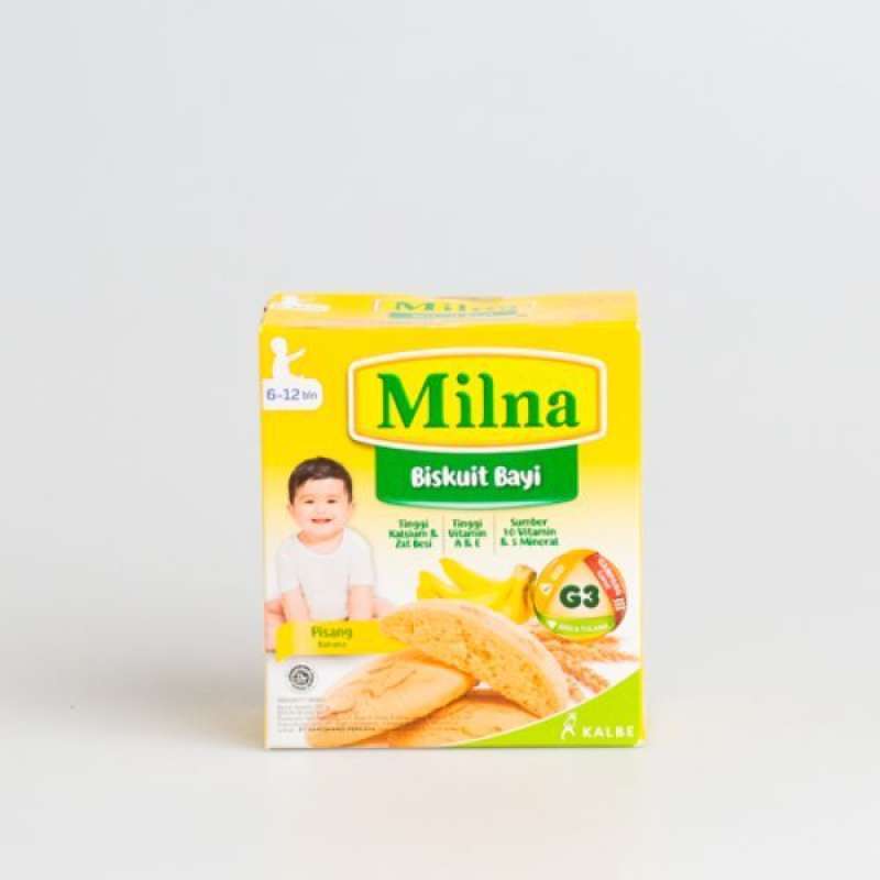 Pekanbaru Milna Biskuit Dha Pisang 110Gr Box