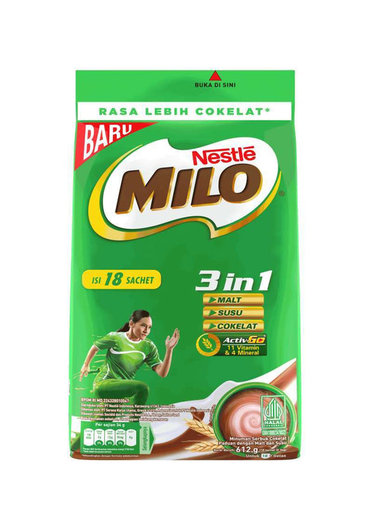 Pekanbaru Milo 3In1 Activ-Go Pbg 18X35G