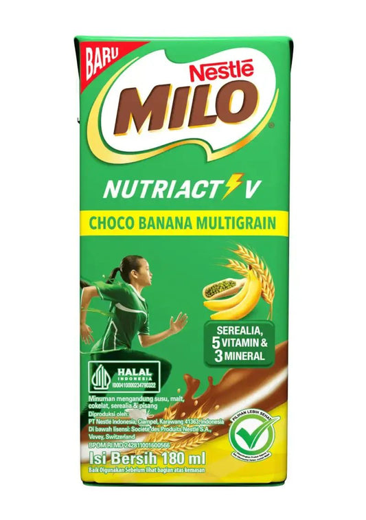 Pekanbaru Milo Uht Nutriactiv Banana 180 Ml
