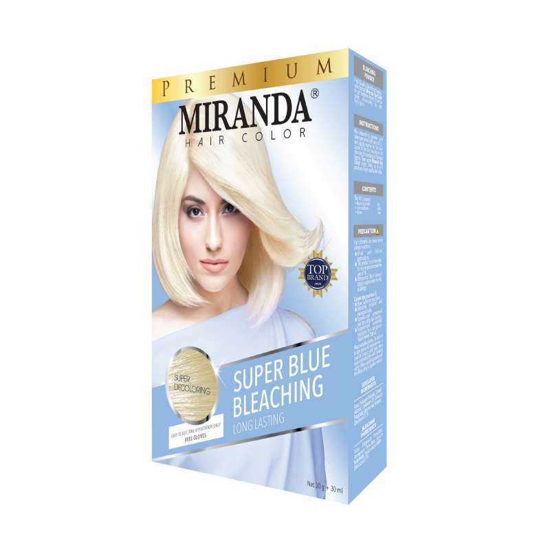 Pekanbaru Miranda Hair Colour Super Blue Bleaching