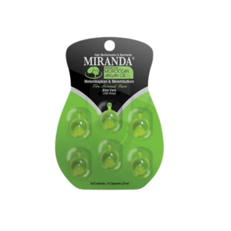 Pekanbaru Miranda Hair Multivitamin Aloe Vera 6'S