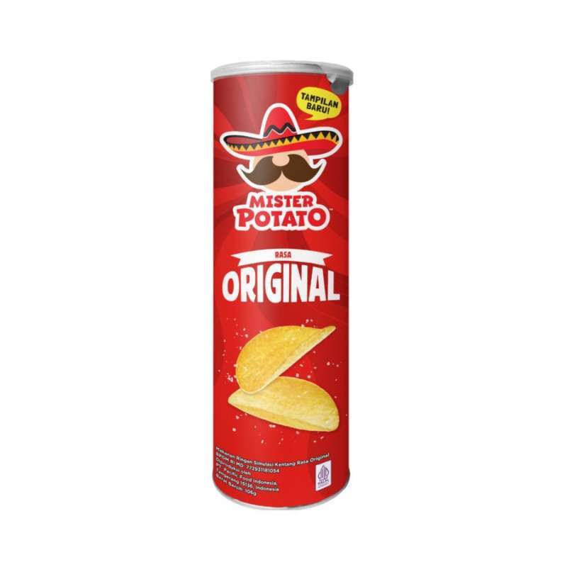 Pekanbaru Mr. Potato Crisps Original 85Gr Can