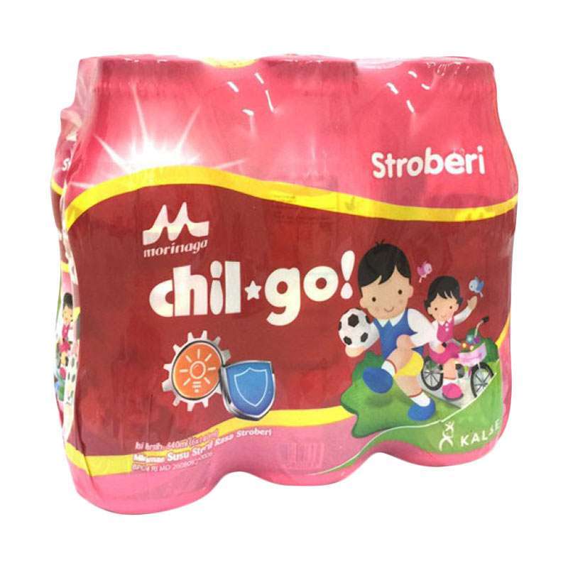 Pekanbaru Chil Go Milk Strawberry 6X130Ml