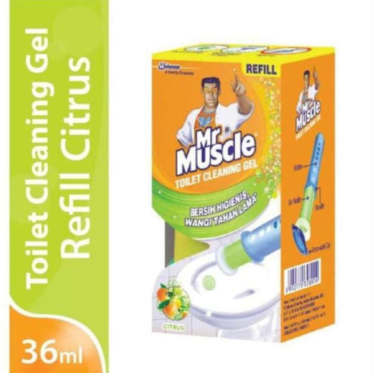 Pekanbaru MR MUSCLE TOILET CLEANING GEL CITRUS REFILL 36ML